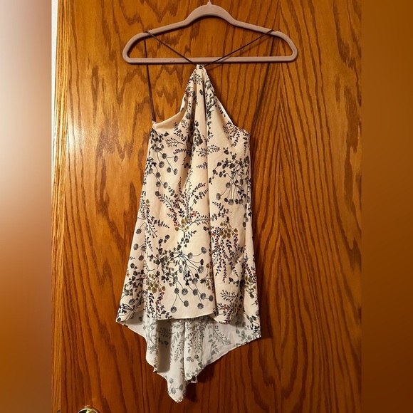 Bailey/44 Botanical Floral Crepe Halter Top - Size M - Picture 3 of 12